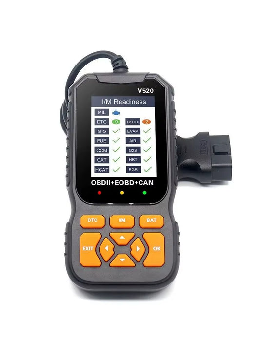 V520 Professional Multi-Language OBD2 Scanner and Diagnostic Tool with Real-Time Data and Fault Error Detection