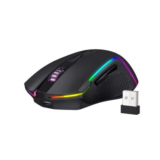 M693 Wireless/Wired BT & 2.4G Bluetooth Gaming 8000 DPI Mouse 3-Mode Connection RGB Backlight for Pc/Mac/Laptop