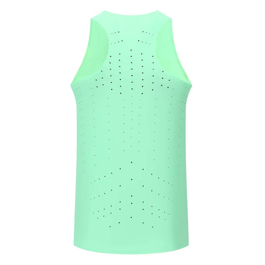 Womens Running Vests Lightweight Tops Marathon Outdoor Sports Fitness Hole Vest Sleeveless Shirts Clothing Quick Dry Breathable