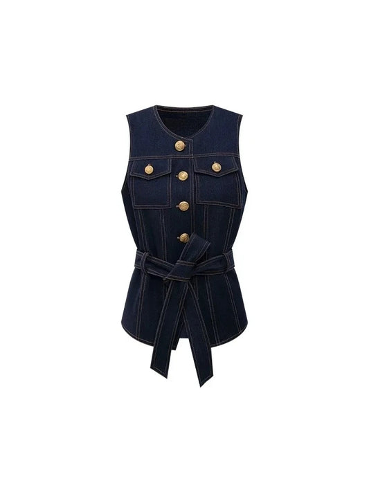 2026 Spring/Summer New Dark Blue High-Waist Denim Shorts USA Y2K Women's Fashion Street Dance Gothic Casual Slim Shorts