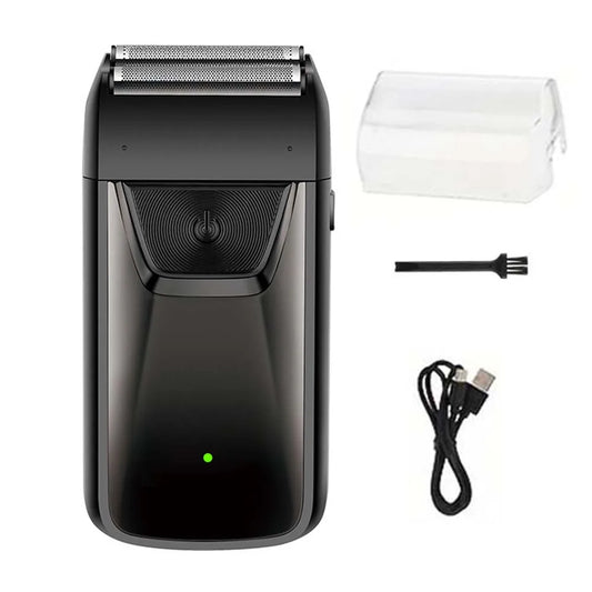 Professional Foil Electric Shaver for Men – Rechargeable, Waterproof, LED Display, Beard Trimmer, USB Charging, Portable Grooming Tool