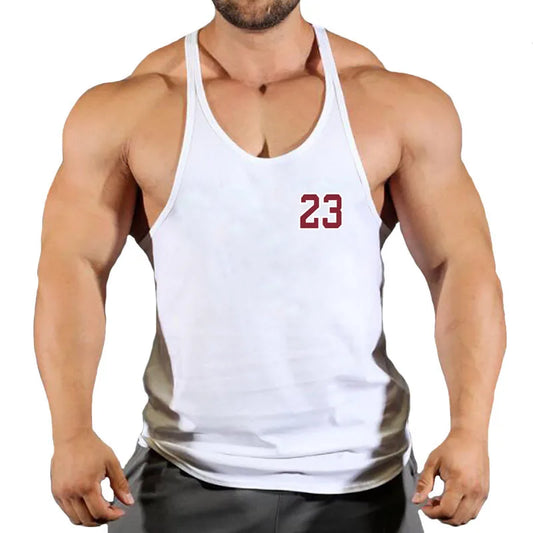 Sleeveless Sweatshirt Muscular Man Gym Shirt Man Men's Clothes Top for Fitness Vests Stringer Clothing Bodybuilding Vest Singlet