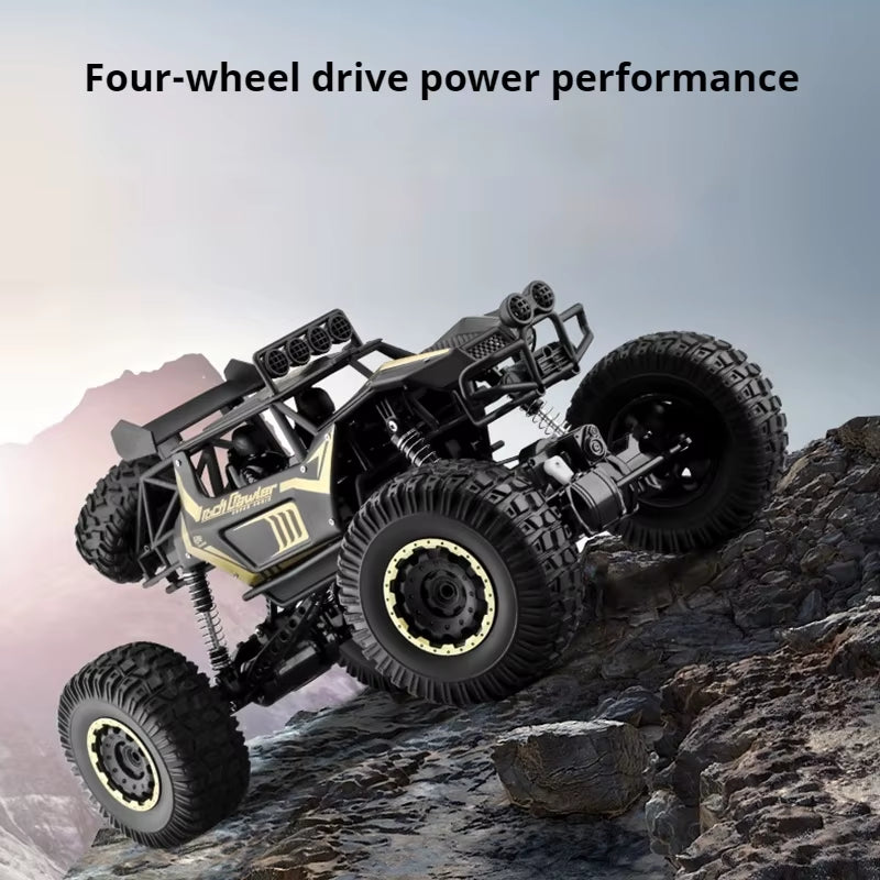 24/28Cm Remote-Controlled Off-Road Vehicle Toy Car Rechargeable Four-Wheel Drive Alloy Climbing Car Children'S Race Xmas Gifts