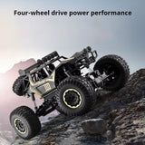 24/28Cm Remote-Controlled Off-Road Vehicle Toy Car Rechargeable Four-Wheel Drive Alloy Climbing Car Children'S Race Xmas Gifts