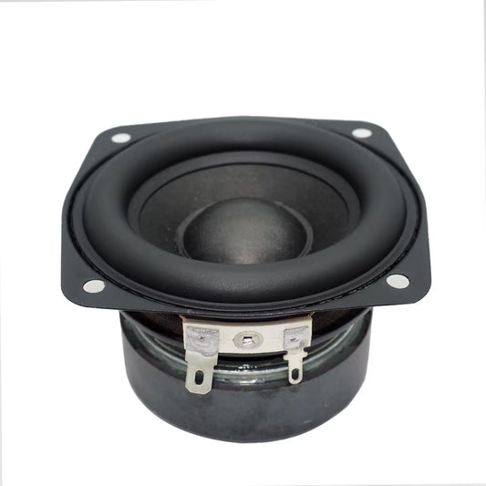 1Pcs 78MM 4 Ohm 15W Subwoofer Speaker 3 Inch Convex Cap Bass Square Woofer DIY Bookshelf Speakers Hifi Home Sound Theater
