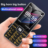 GSM 2G Bar Phone G600 Dual SIM with 6800mAh Battery, SOS Function, Large Keypad, 2.4-Inch Display, Ideal for Seniors, MP3 Recorder