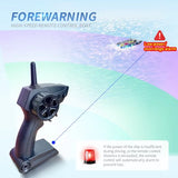 Electric RC Boat 2.4G Remote Control Stunt Speedboat Children Toy Lights High Speed RC Racing Boats Yacht Competitive Game Ship