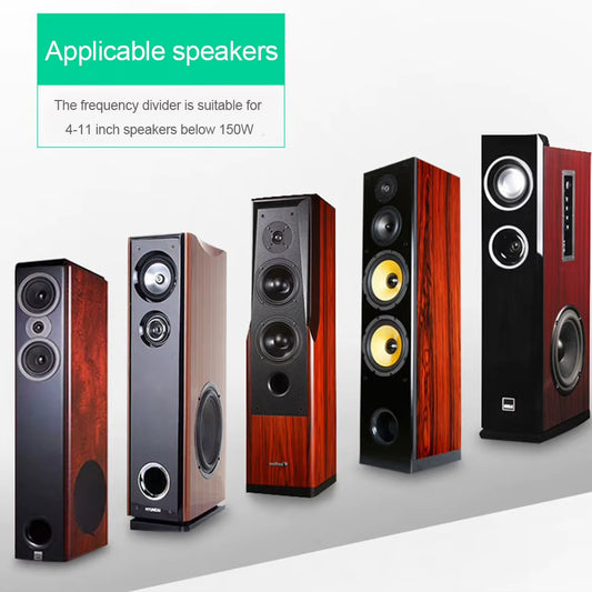 150W 3 Way Audio Speaker Crossover Treble Midrange Bass Independent Crossover Hifi Home Speakers Filter Frequency Divider