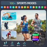 New Smart Watch Men 1100Mah Large Capacity Battery Compass Outdoor 3ATM Waterproof Sports Fitness Bluetooth Call Smartwatch