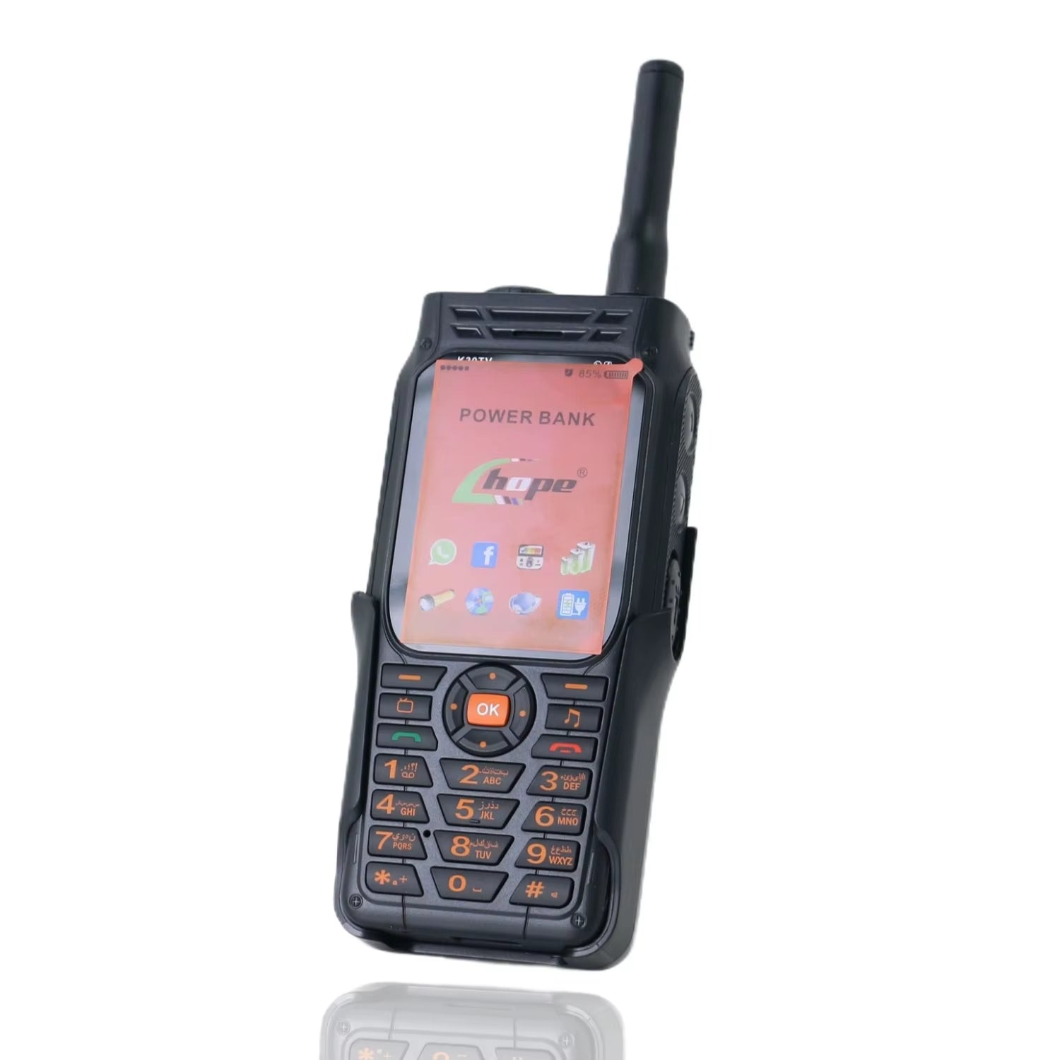 Unlocked Shockproof Outdoor Phone with Enhanced Signal, SOS Feature, FM Radio, Long-lasting Battery, and Durable Design for Hunting
