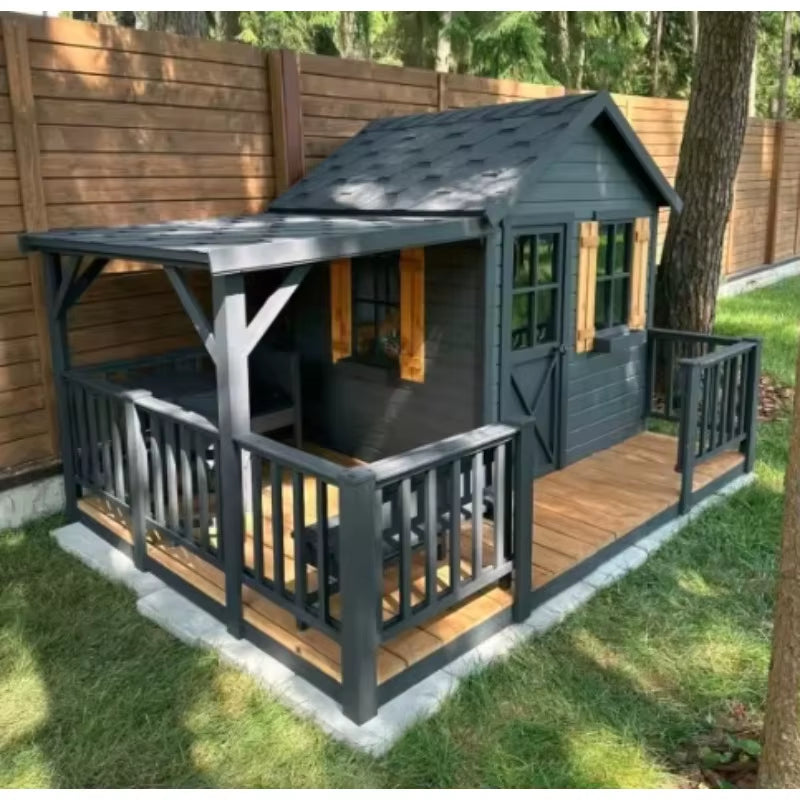Factory Direct Modern Outdoor Wooden Children'S Toy House Kindergarten Durable Furniture