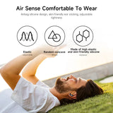 Open Ear Clip Earphones Noise Reduction for Working 17 Different Language Voice Control Waterproof Wireless Earphones