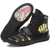 Professional Unisex Boxing Shoes, Breathable and Comfortable Wrestling Shoes, Combat Sports Shoes, Fitness Training Shoes