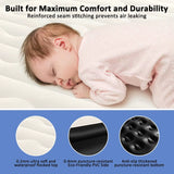 Queen Air Mattress with Built-In Pump, 18" Elevated Inflatable Bed for Guests, Camping, Home Use, Max 660Lb