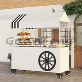Stall Trolley Mobile Stall Snack Cart Display Stand Night Market Float Outdoor Market Stall