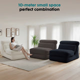 Ergonomic Folding Sofa Bed Living Room Modern Corduroy with Back Lumbar Support Convertible Comfy Sleeper Chair for Bedroom