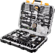 218-Piece Professional Hand Tool Kit for Home and Auto Repair
