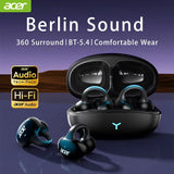 OHR206 Clip-On OWS Bluetooth Earphpones IP5 Waterproof Dolby Sound Quality AAC/SBC Wireless Sports Bluetooth 5.4 Headphones