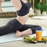 Portable Rechargeable Blender & Juicer Cup 380Ml, Personal Smoothie Maker & Ice Crusher for Juice, Travel Portable Blender