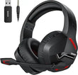 BW01 Wireless Gaming Headset with Mic for PC PS4 PS5 2.4G Bluetooth USB Gamer Headphones with Mic for Laptop Computer