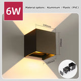 Wall Light Waterproof Exterior Aluminum Garden Street Outdoor LED Light Courtyard Lamp Lustre Porch Home Appliances Facade Lamp