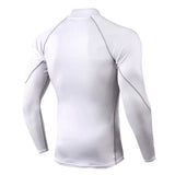 Men Sport T-Shirt Quick Dry Bodybuilding Running Shirt Long Sleeve Compression Top Gym T Shirt Men Fitness Tight Rashgard