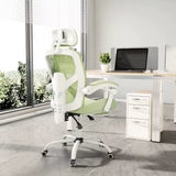 Ergonomic High-Back Mesh Rocking Gaming Chair with Lumbar Support and Swivel Function for Home Office