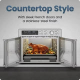 10 in 1 French Door Air Fryer and Oven Combination, 26 Quarts. Capacity