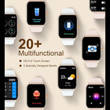 Smart Watch Fitness Tracker - Advanced Wireless Calling, Music Player, Health & Fitness Monitor with Heart Rate, Blood Oxygen