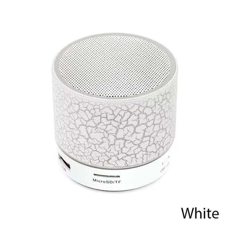 Mini Bluetooth Speaker Wireless Loudspeaker Crack LED SD Card USB Subwoofer Portable MP3 Music Sound Column for PC Mobile Phone