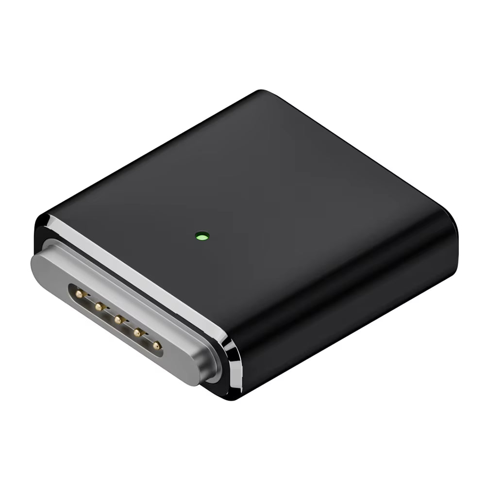 100W Replaceable Magnetic 3 Adapter with LED Indicator PD3.1 Type-C Female to Magnetic 3 Adapter 5A 20V for Macbook Air/Pro