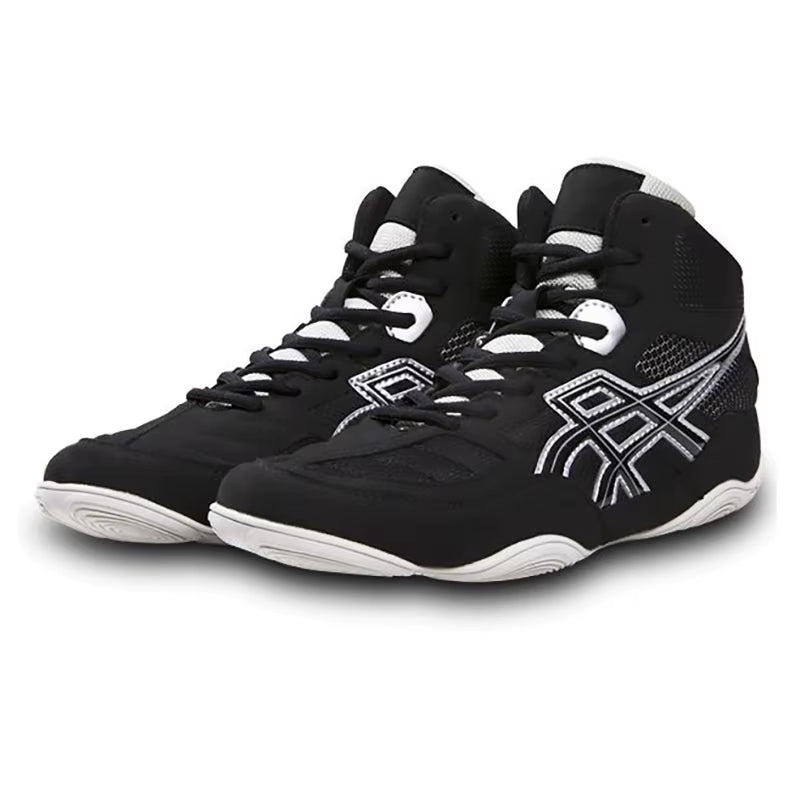 2024 Men Women High Top Pro Wrestling Shoes Size 33-45 Light Weight Boxing Sneakers Kid Gym Training Fighting Boots Black Blue