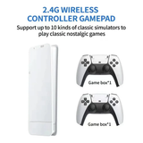 128G Game Stick M15 4K Video TV Game Console Wireless Gamepads Video Game 64G 40000+/50000+ Classic Arcade Games HD Two-Player