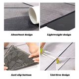 Nordic Abstract Geometric Carpets for Living Room Plush Decoration Home Retro Non-Slip Floor Mat Washable Bedroom Cloakroom Rugs