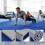 Sturdy Foam Wrestling Mat 118.11X70.87X1.57In Non-Slip Workout Mat with Grippy Surface for Home Yoga Fitness Pilates Martial Art