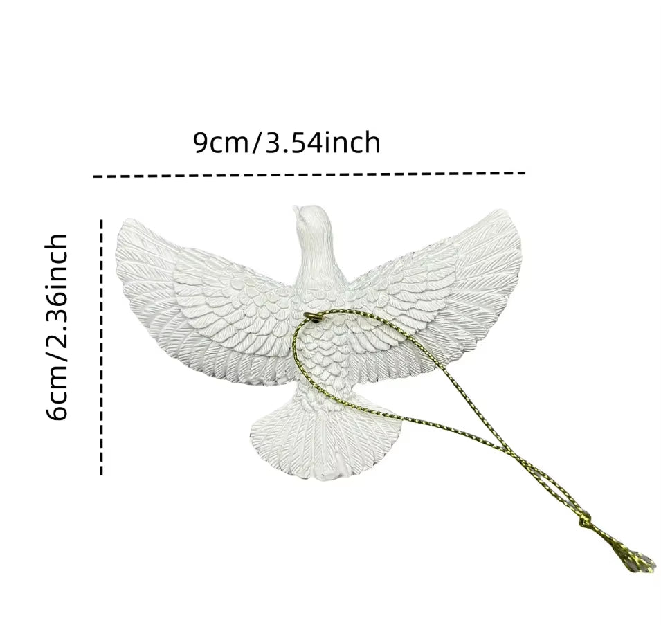 New Year Festival Ornament Doves Style Friendship Doves - Home Alone Home Ornaments- Best Gift for Someone Special