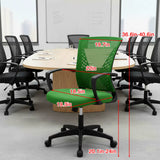 Ergonomic Mid Back Mesh Office Chair with Lumbar Support and Armrests