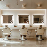 LED Mirror Bathroom Wall Mounted Magnifying Mirror for Washroom Toilet Shower Vanity Makeup Shaving Mirrors