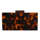 2026 New Acrylic Leopard Luxury Wedding Chain Handbag Women Box Clutch Evening Bags Chic Party Shoulder Crossbody Bags Ladies Dinner Dress Purses