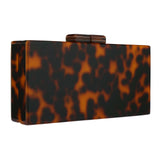 2026 New Acrylic Leopard Luxury Wedding Chain Handbag Women Box Clutch Evening Bags Chic Party Shoulder Crossbody Bags Ladies Dinner Dress Purses