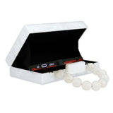 Women’s Luxury Acrylic Evening Bag Pearl Handle Crossbody Purse with Removable Chain Elegant Clutch for Cocktail & Formal Events Clear Acrylic Handbag with Pearl Handle & Chain