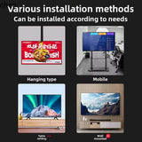 HXL 8K Ultra HD Home LCD TV Full Screen Frameless Network Version