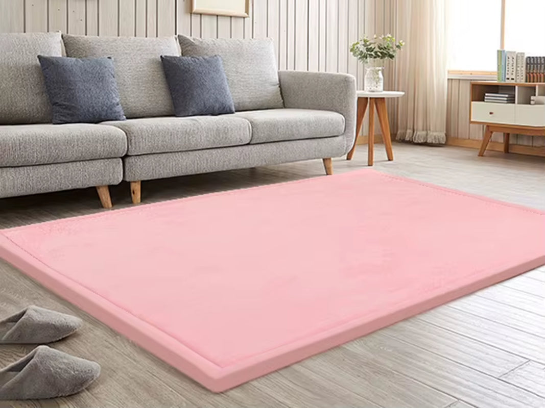 Huloosleep 1.3" Thick Large Tatami Carpet Baby Play Mat Non-Slip Soft Crawling Mat for Living Room Kids Yoga Mat Nursery Rug
