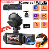 WIFI Dash Cam for Car 2/3 Channel 1080P Video Recorder Dashcam Auto Black Box Car DVR Rear View Camera Car Accessory