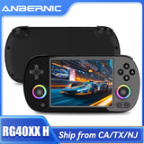 RG40XX H Handheld Game Console 4'' Screen Linux System Joystick RGB Lighting Effect RG40XXH Video Player Trimui Console