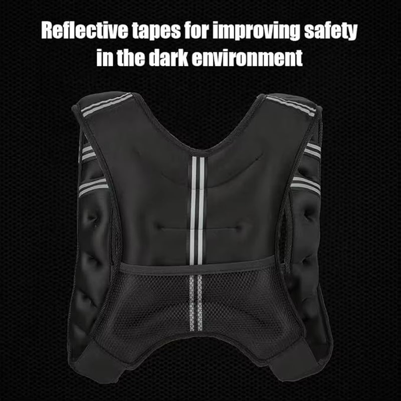 Weighted Vest for Men Women, 16 Lbs, Workout Equipment Strength Training Weight Vest for Training Workout,Jogging, Cardio, Walki