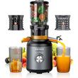 Cold Press Juicer with 4.2Inch Large Feed Chute for Whole Fruits and Vegetables Slow Juicing Extraction Machine with 250W Masti