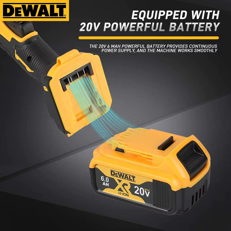 DCG414 18V Max XR Brushless 125mm Angle Grinder - 8800 RPM for Metal, Wood, and Pipe Cutting & Polishing