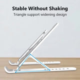 Portable Laptop Stand Foldable Support Base Notebook Stand for Macbook Pro Lapdesk PC Computer Laptop Holder Cooling Pad Riser