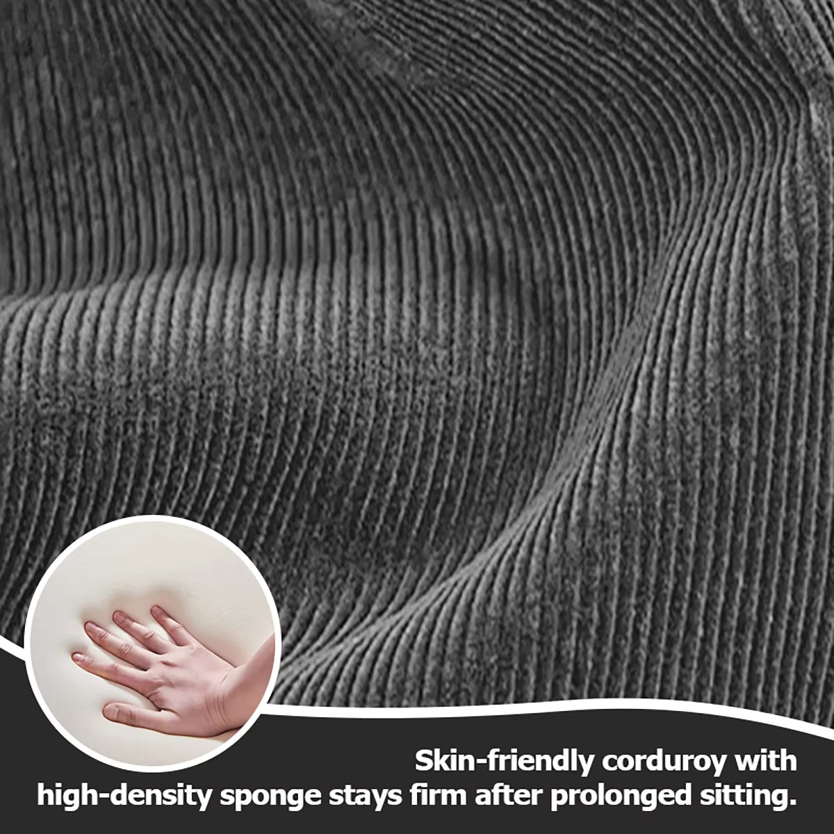 Foldable Sofa Bed with a Removable Backrest, an Oversized Floor Sofa That Works as a Two-Seater Perfect for Living Rooms.